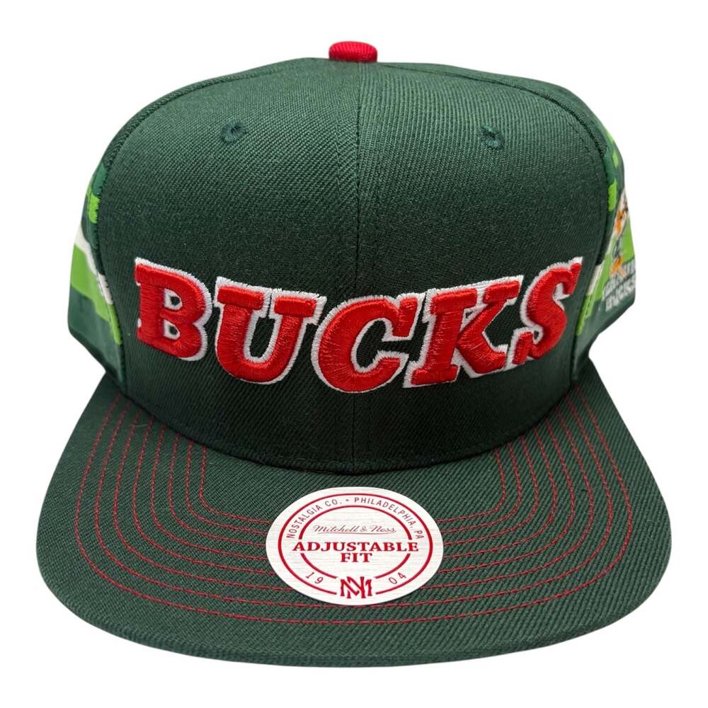 Mitchell & Ness Milwaukee Bucks NBA Hardwood Classics Snapback Hat